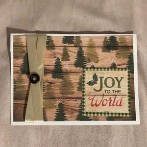Rustic Christmas Tree Holiday Card